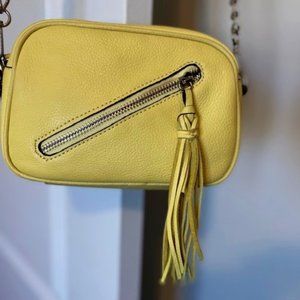 NWT $98 SANCTUARY Small Yellow Flamingo Last Word Crossbody Handbag SO1024